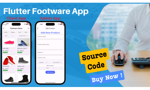 Flutter Footwear App Sources Code